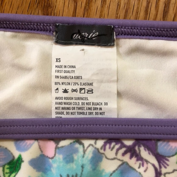 Aerie High Waist Retro Floral Print Bikini Bottom - Picture 3 of 5